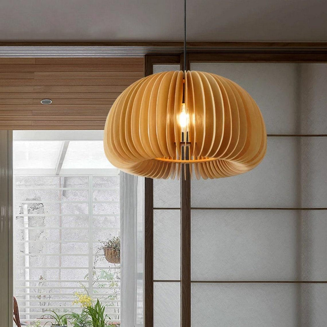 Wooden Pumpkin Swag Lights - Vakkerlight