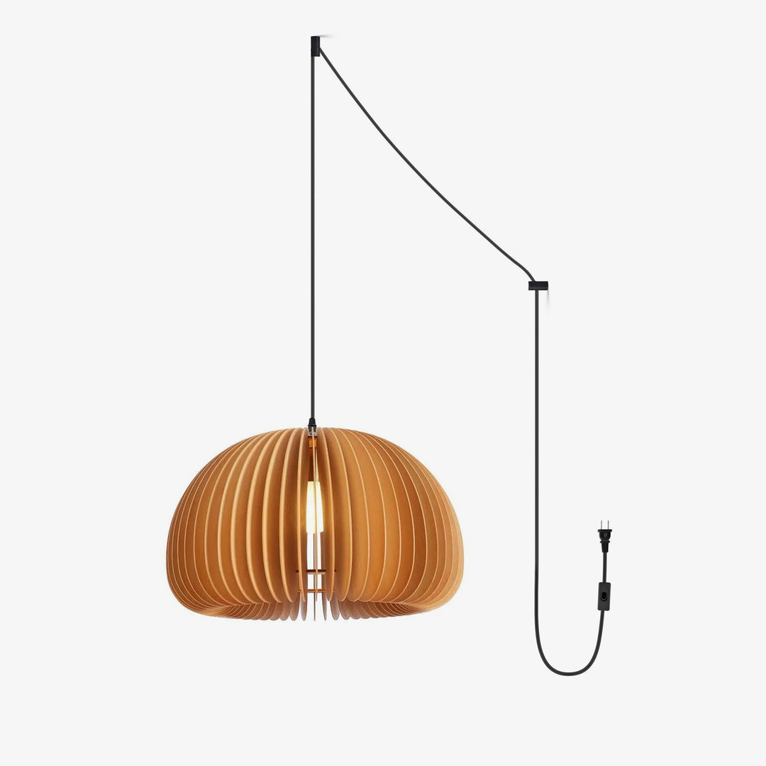 Wooden Pumpkin Swag Lights - Vakkerlight