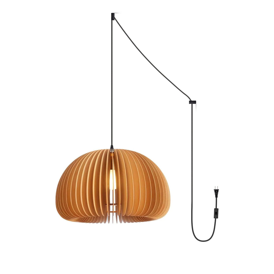 Wooden Pumpkin Swag Lights - Vakkerlight