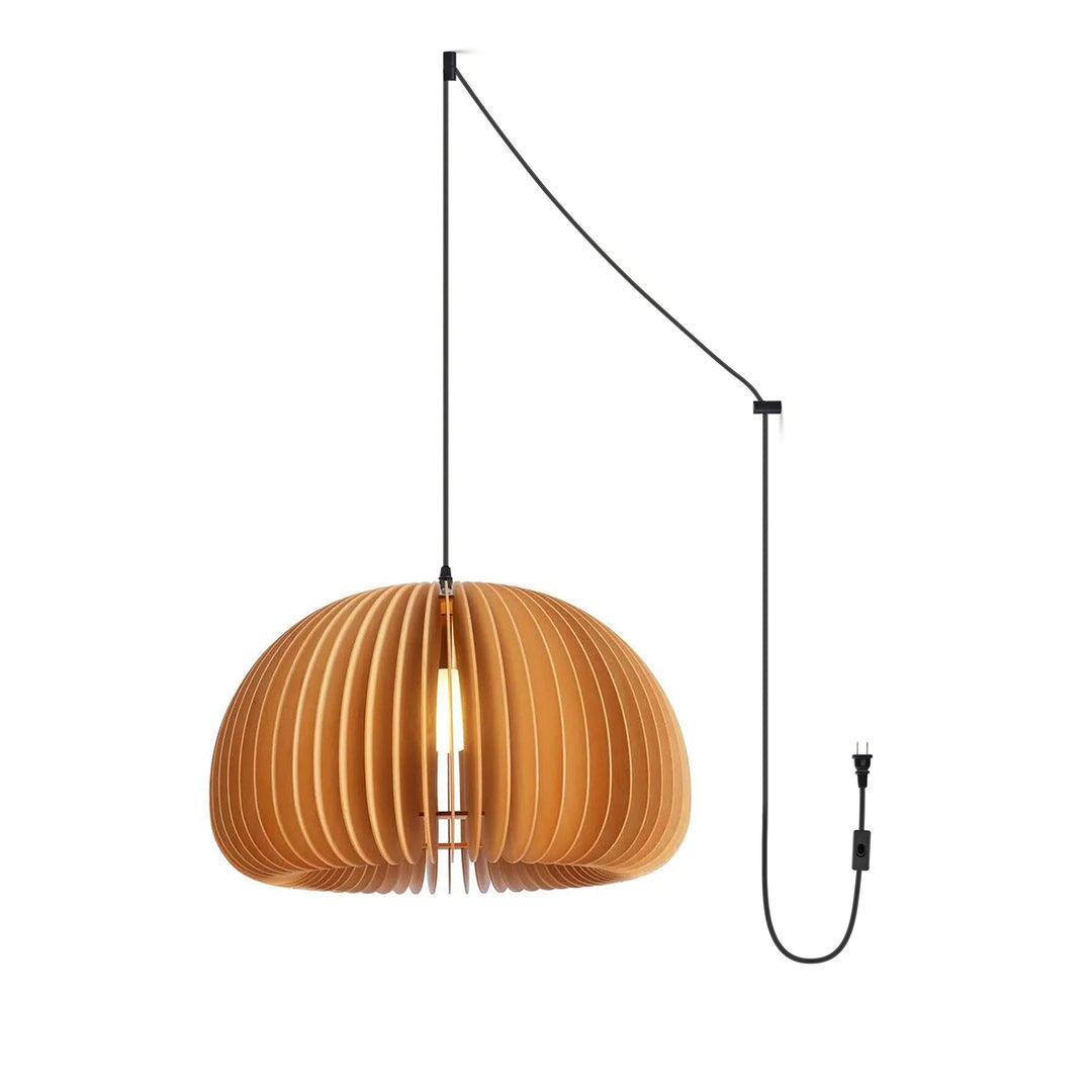 Wooden Pumpkin Swag Lights - Vakkerlight