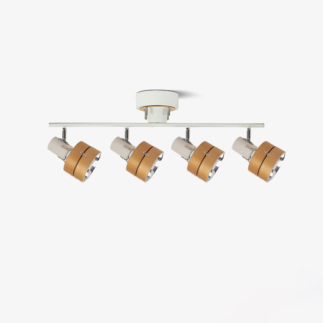 Wooden Adjustable Spot Ceiling Lamp - Vakkerlight