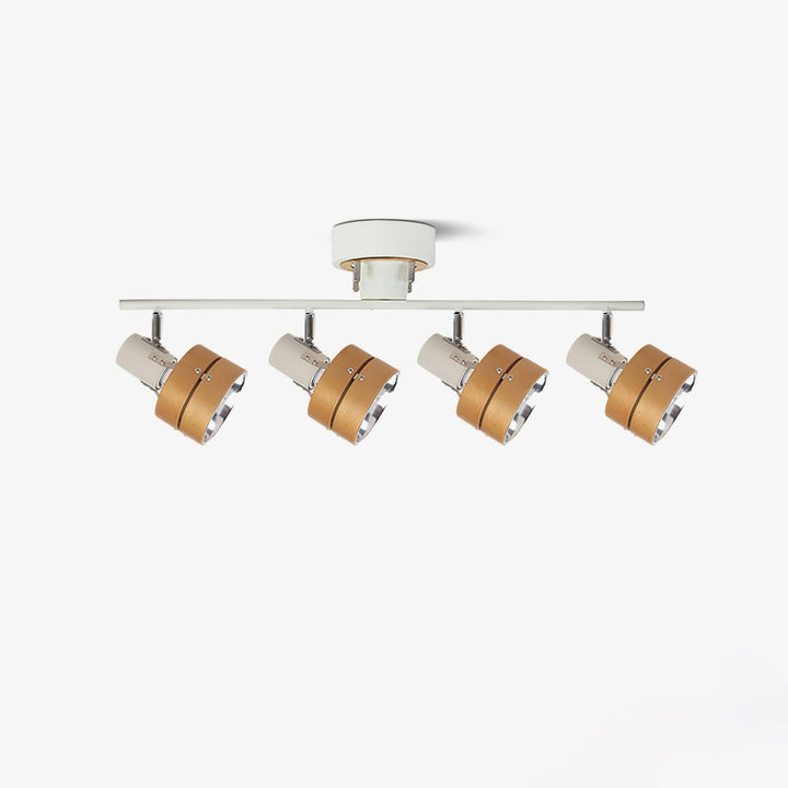 Wooden Adjustable Spot Ceiling Lamp - Vakkerlight