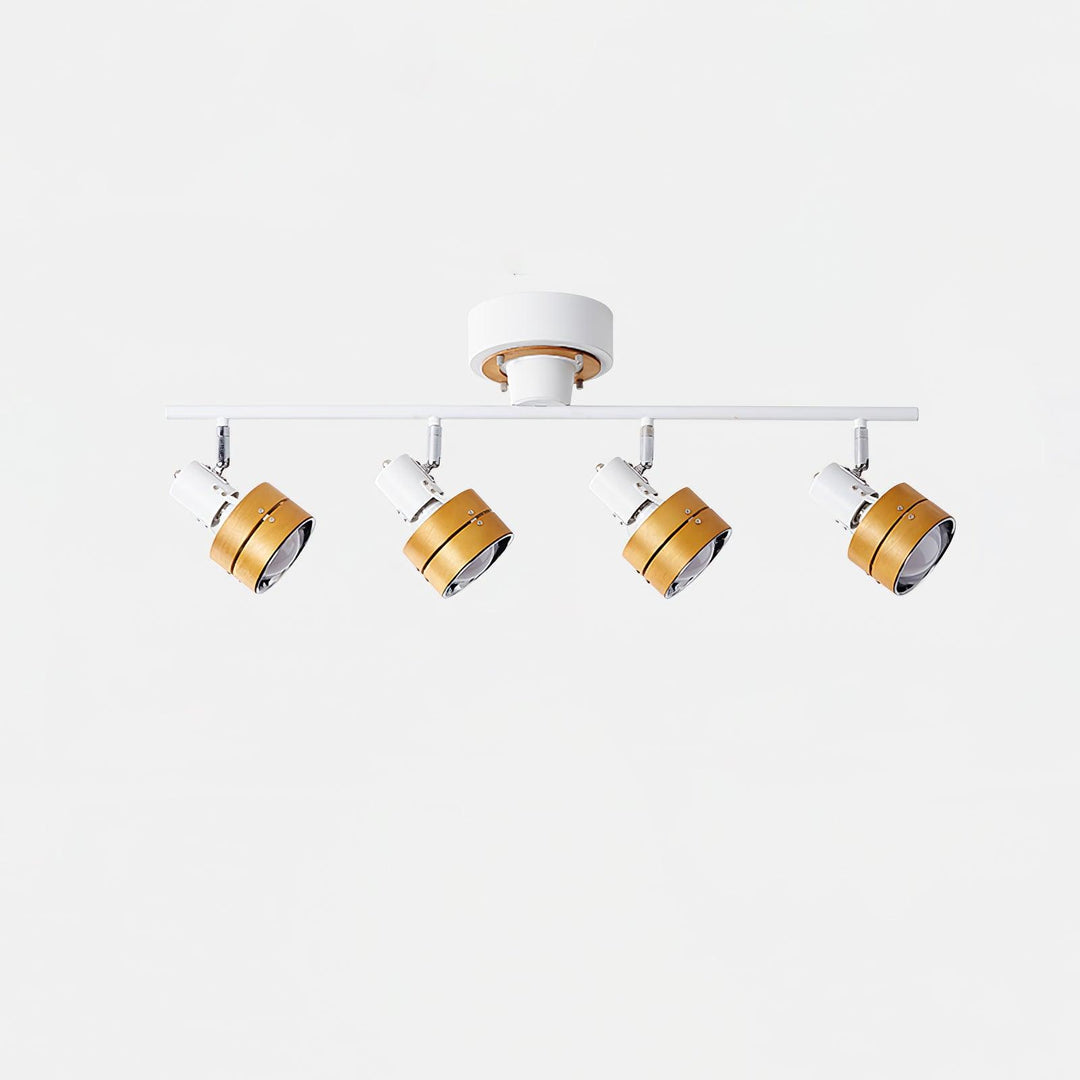 Wooden Adjustable Spot Ceiling Lamp - Vakkerlight