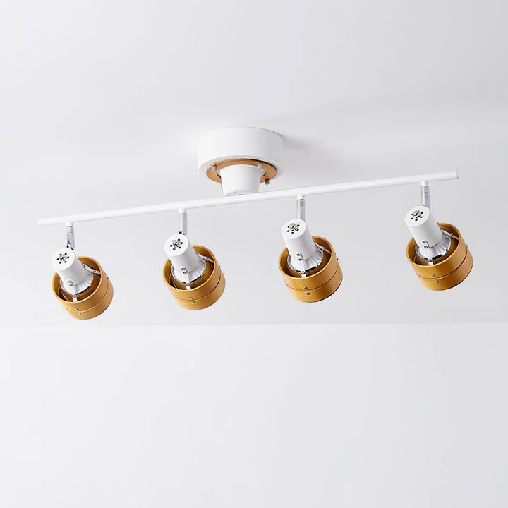 Wooden Adjustable Spot Ceiling Lamp - Vakkerlight