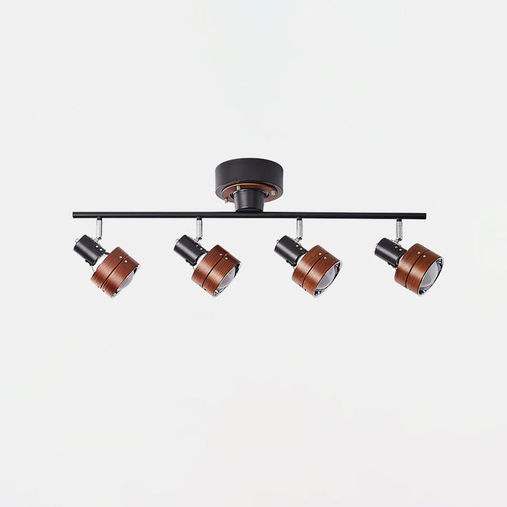 Wooden Adjustable Spot Ceiling Lamp - Vakkerlight