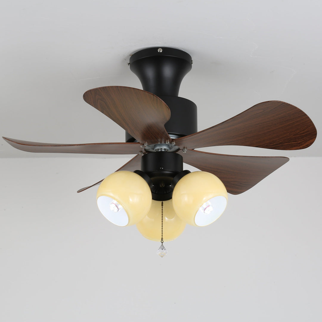 Woodgrain Charm Ceiling Fan Light - Vakkerlight