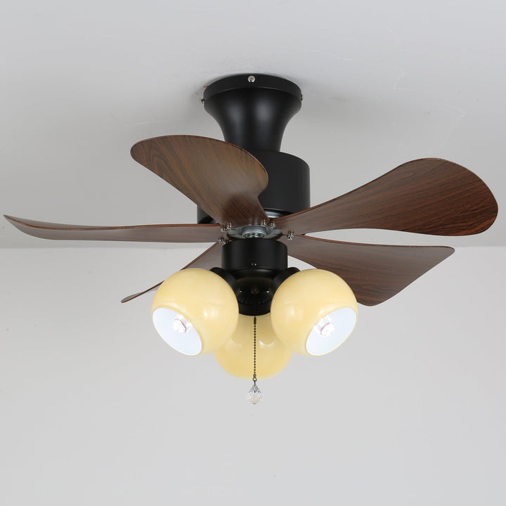 Woodgrain Charm Ceiling Fan Light - Vakkerlight
