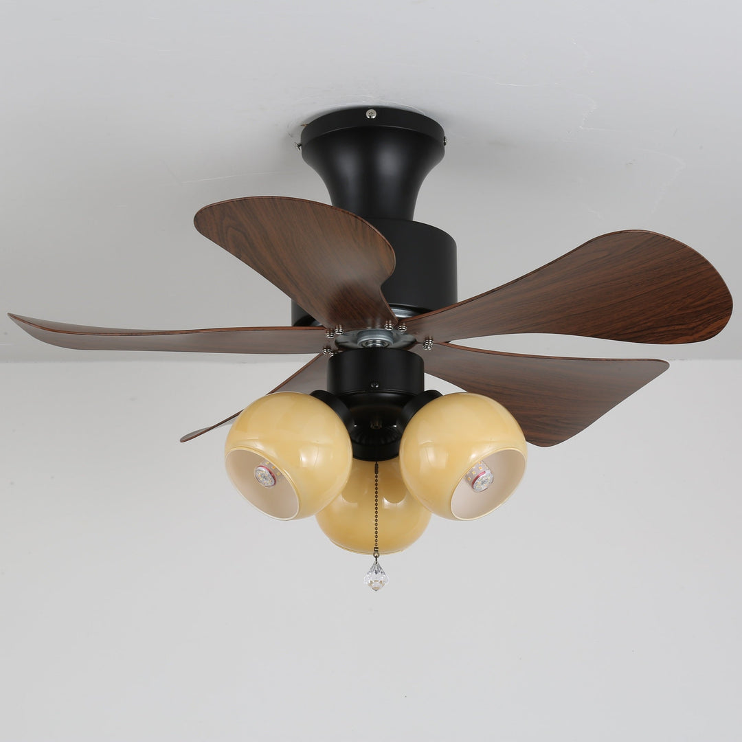 Woodgrain Charm Ceiling Fan Light - Vakkerlight