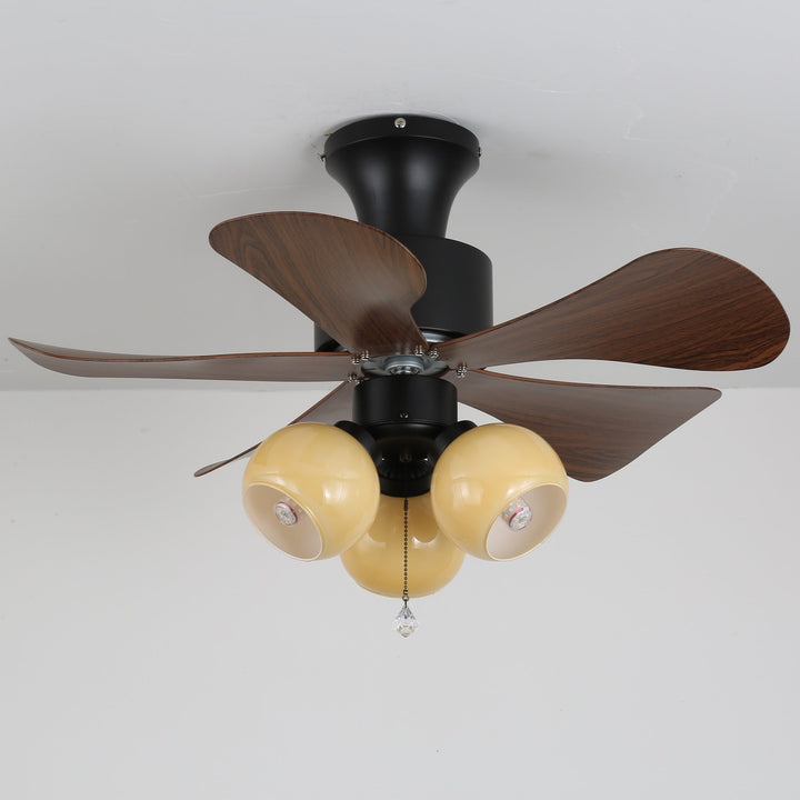 Woodgrain Charm Ceiling Fan Light - Vakkerlight