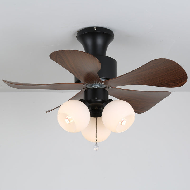 Woodgrain Charm Ceiling Fan Light - Vakkerlight