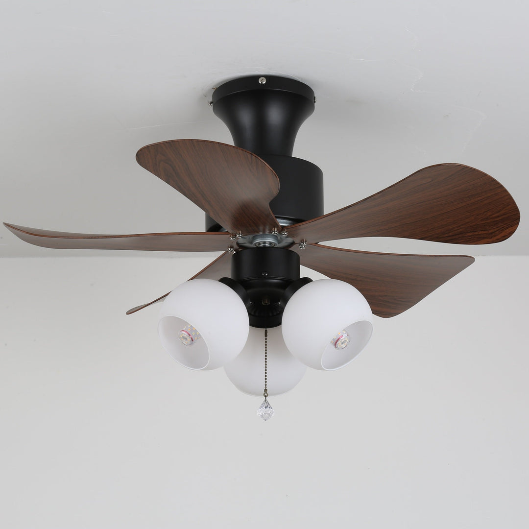 Woodgrain Charm Ceiling Fan Light - Vakkerlight