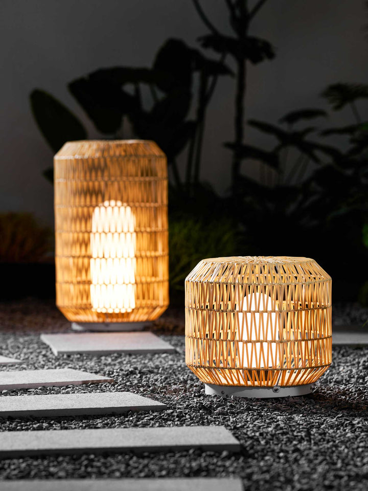 Woven Rattan Outdoor Lamp - Vakkerlight
