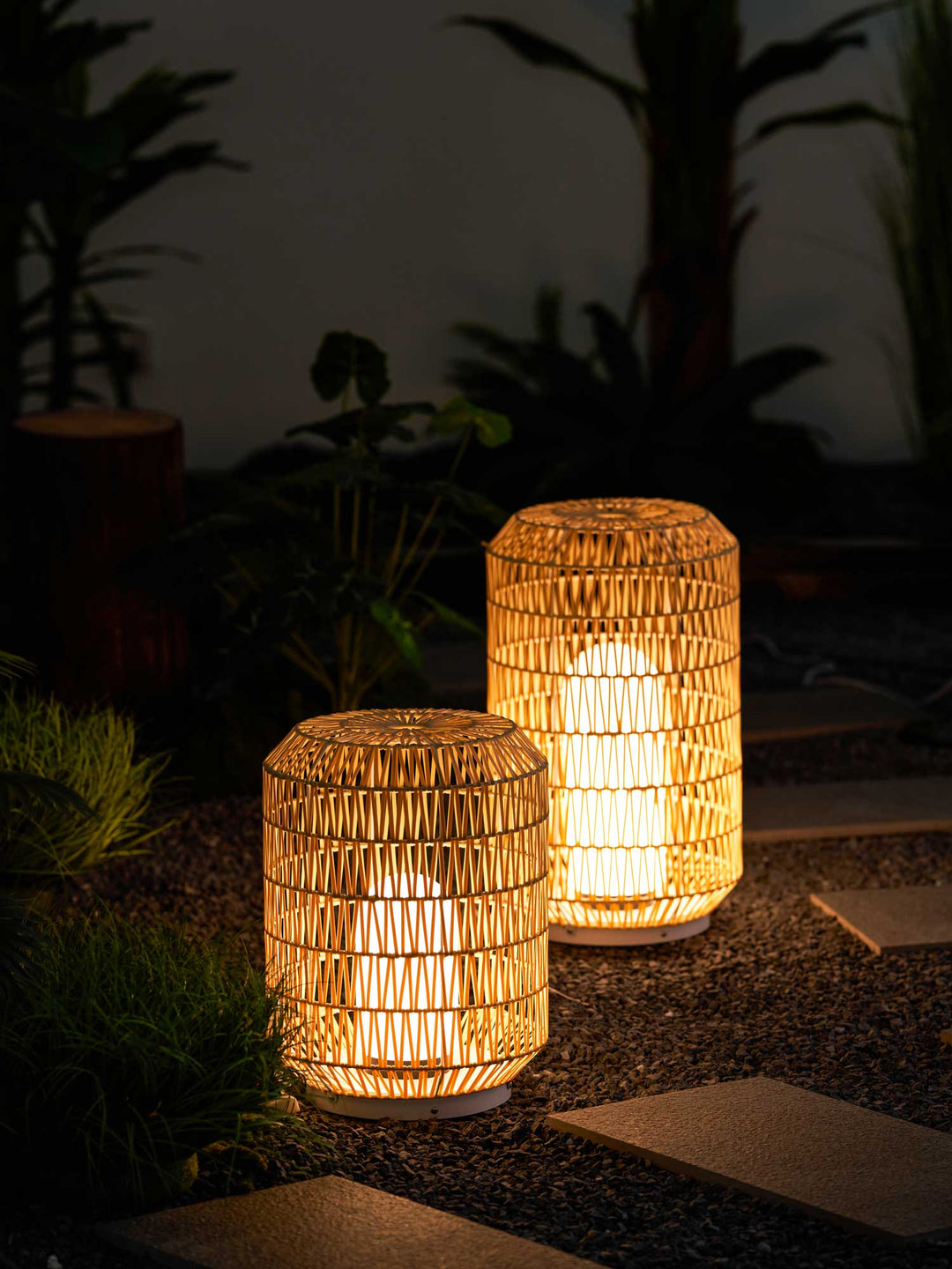 Woven Rattan Outdoor Lamp - Vakkerlight
