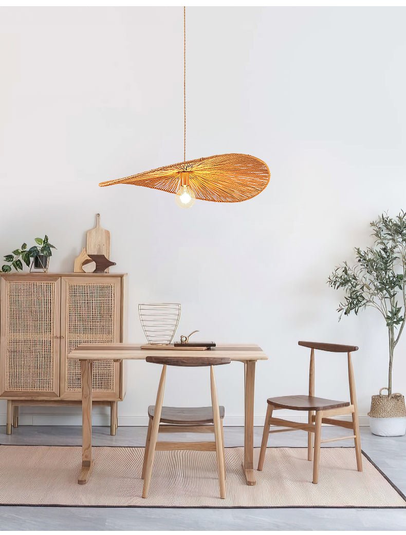 Woven Leaf Pendant Light - Vakkerlight