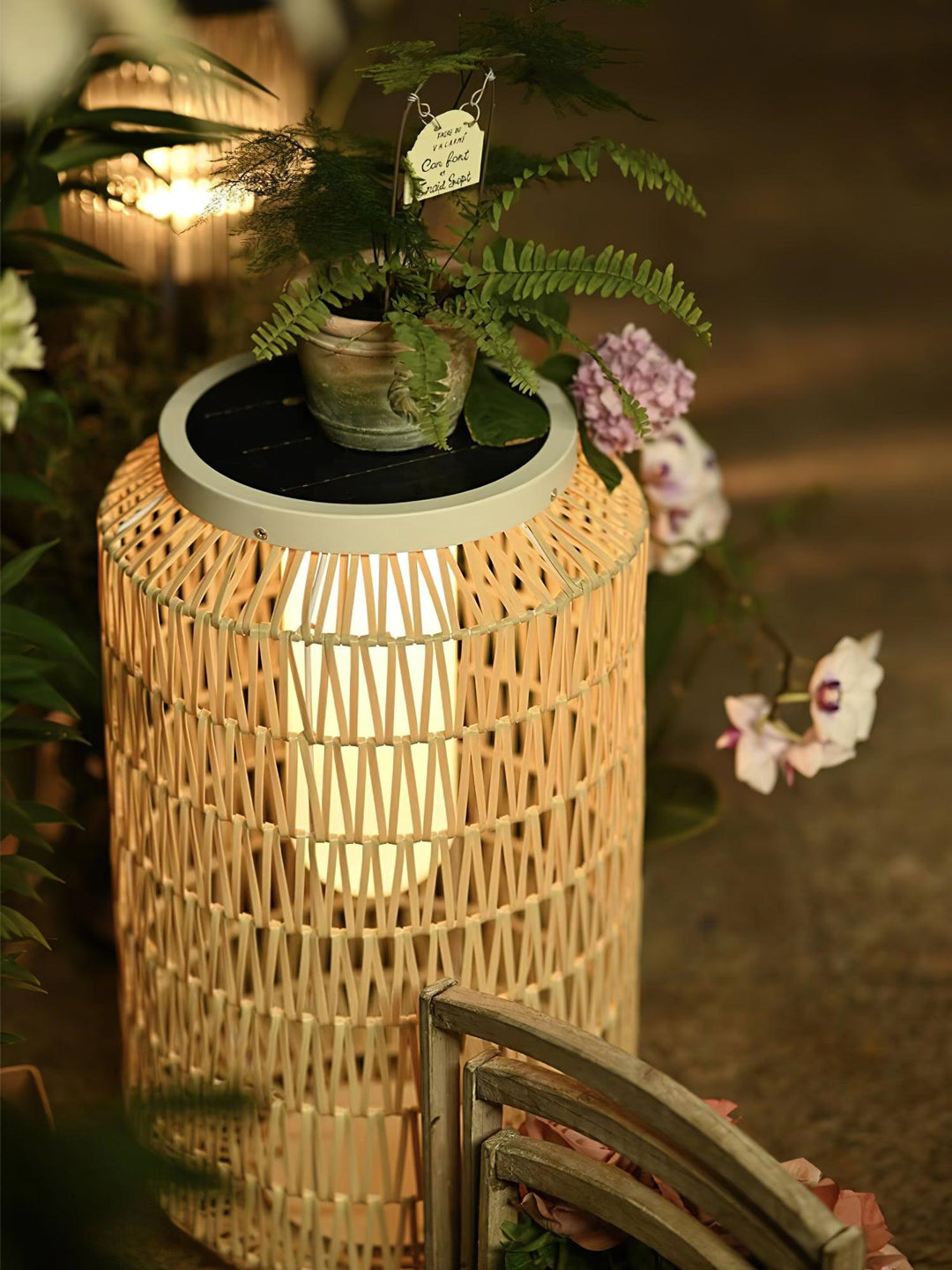 Woven Rattan Outdoor Lamp - Vakkerlight