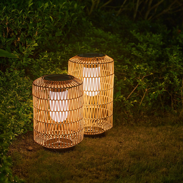 Woven Rattan Outdoor Lamp - Vakkerlight