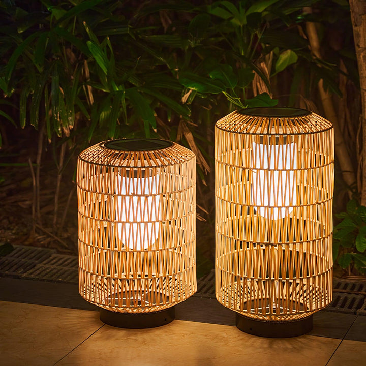 Woven Rattan Outdoor Lamp - Vakkerlight