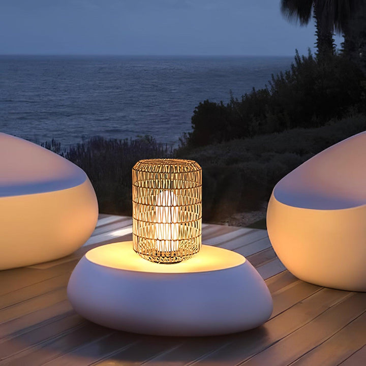 Woven Rattan Outdoor Lamp - Vakkerlight