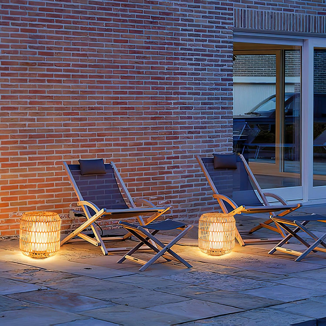 Woven Rattan Outdoor Lamp - Vakkerlight