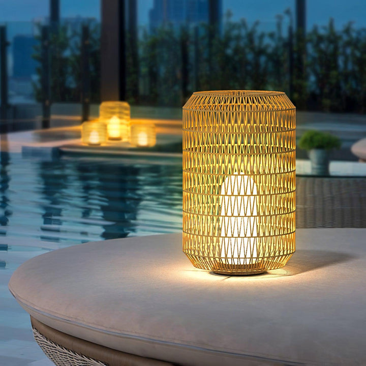 Woven Rattan Outdoor Lamp - Vakkerlight