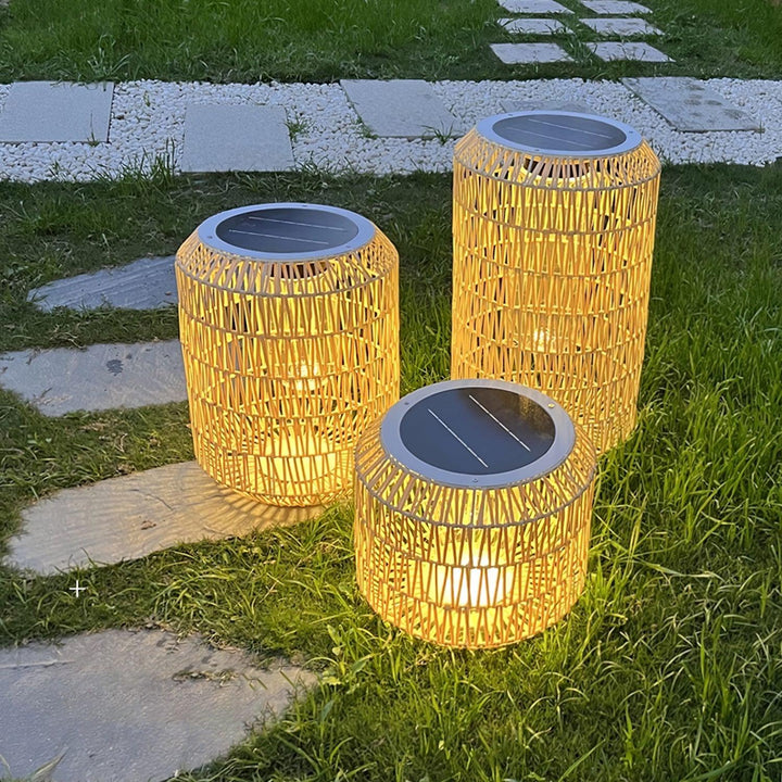 Woven Rattan Outdoor Lamp - Vakkerlight