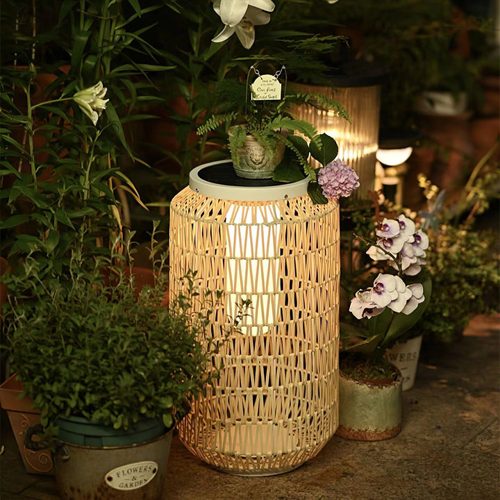 Woven Rattan Outdoor Lamp - Vakkerlight