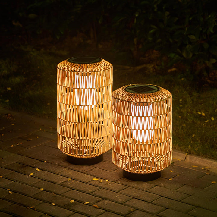 Woven Rattan Outdoor Lamp - Vakkerlight