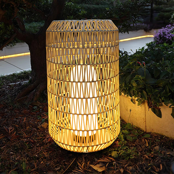 Woven Rattan Outdoor Lamp - Vakkerlight