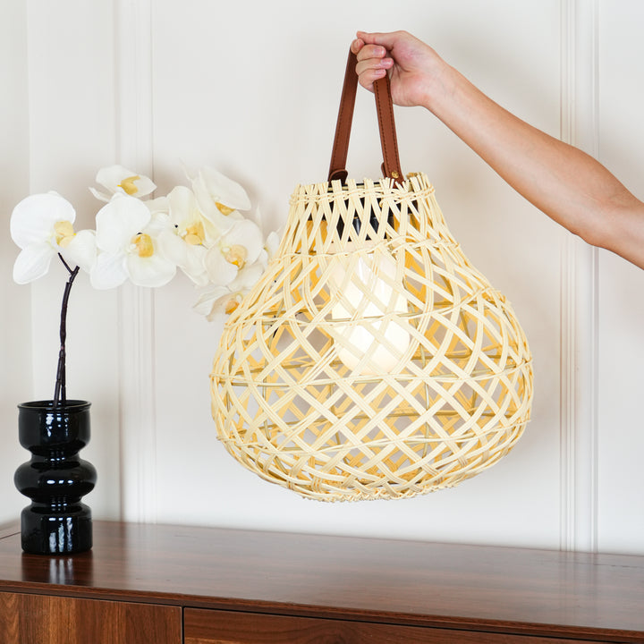 Woven Sphere Lantern Outdoor Lamp