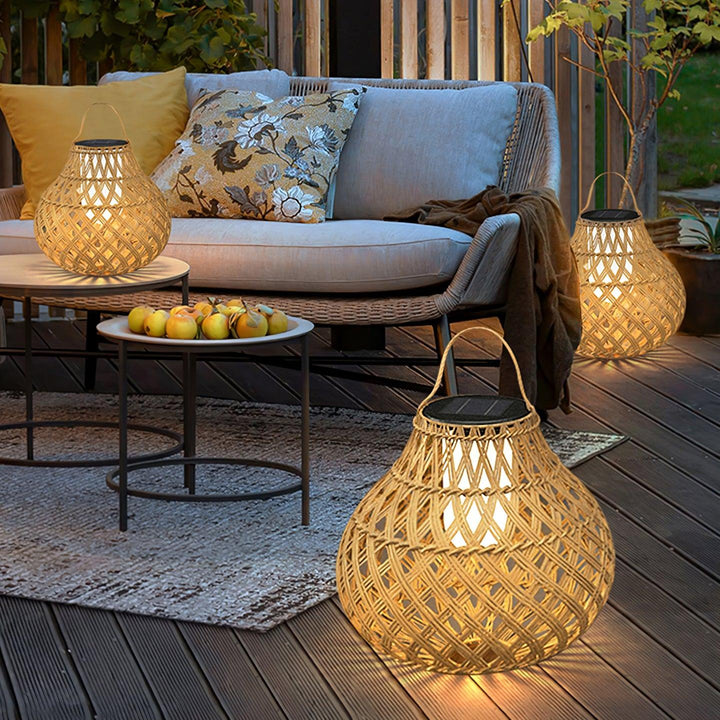 Woven Sphere Lantern Outdoor Lamp - Vakkerlight