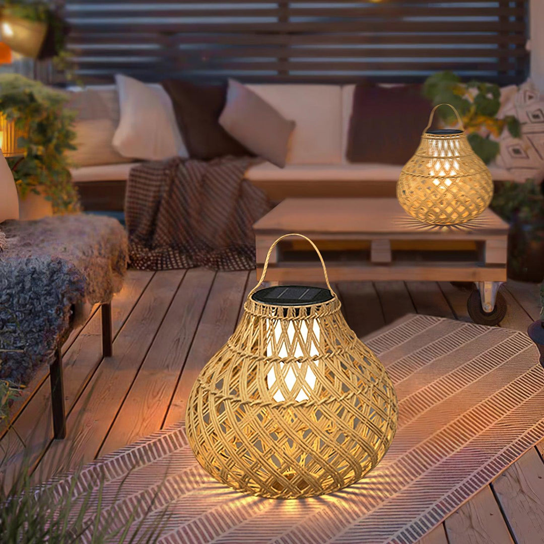 Woven Sphere Lantern Outdoor Lamp - Vakkerlight