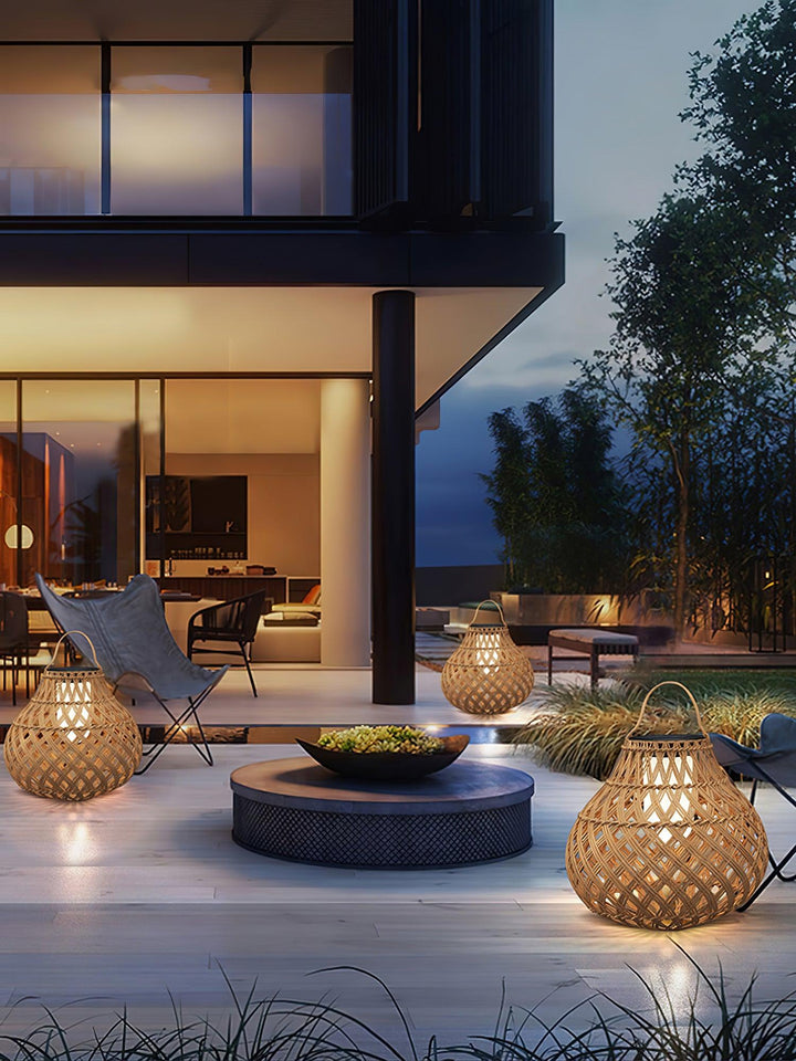 Woven Sphere Lantern Outdoor Lamp - Vakkerlight