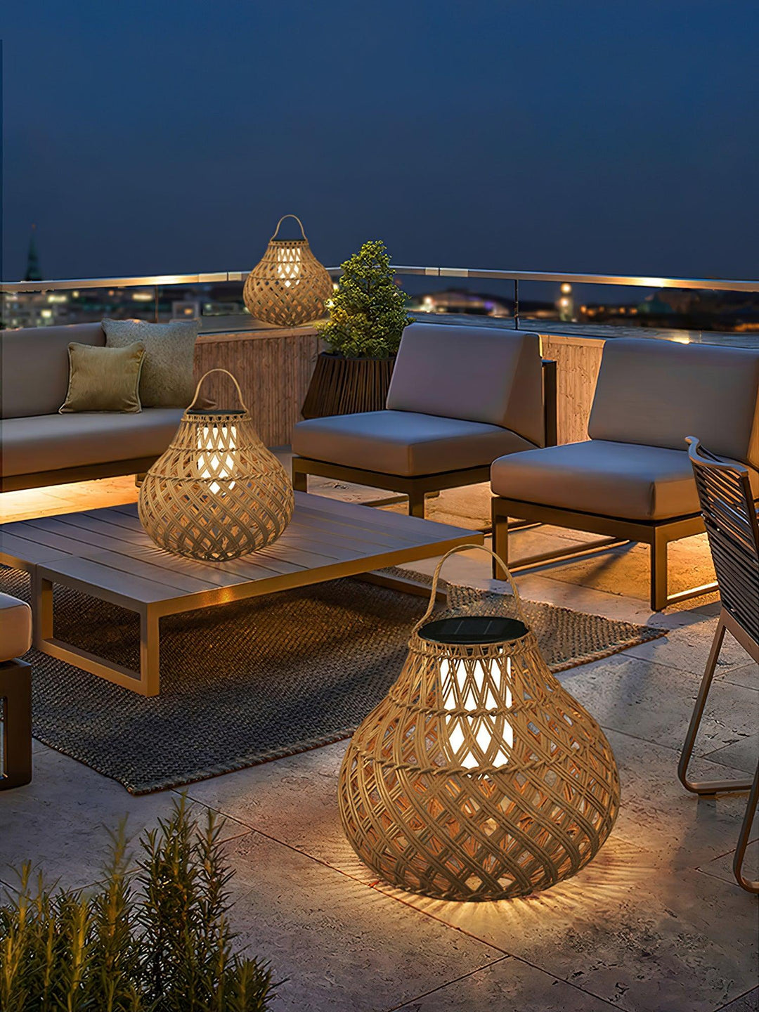 Woven Sphere Lantern Outdoor Lamp - Vakkerlight