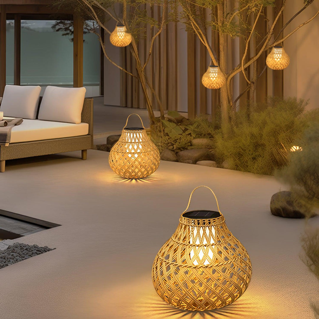 Woven Sphere Lantern Outdoor Lamp - Vakkerlight