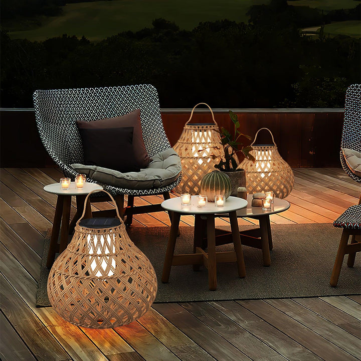 Woven Sphere Lantern Outdoor Lamp - Vakkerlight