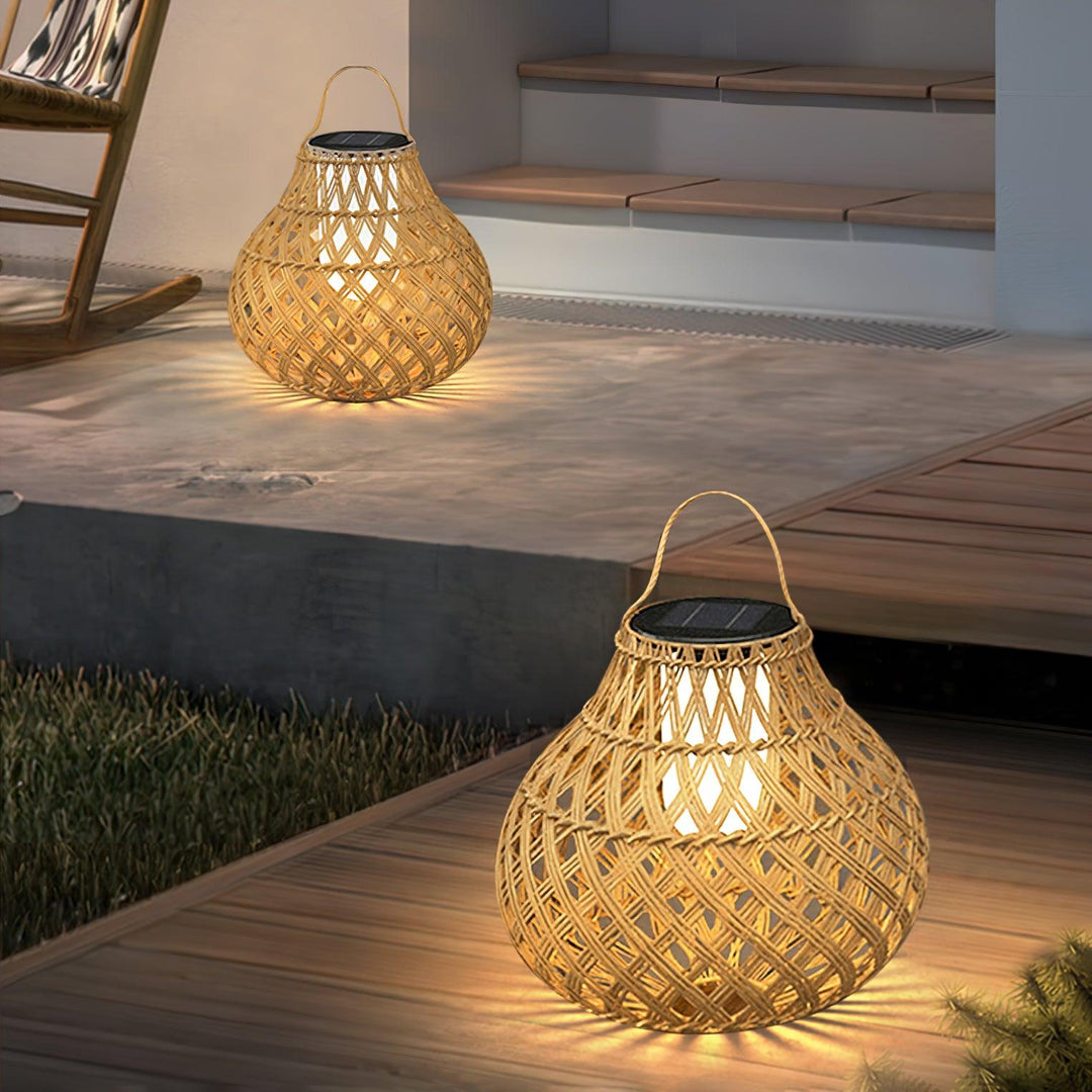 Woven Sphere Lantern Outdoor Lamp - Vakkerlight