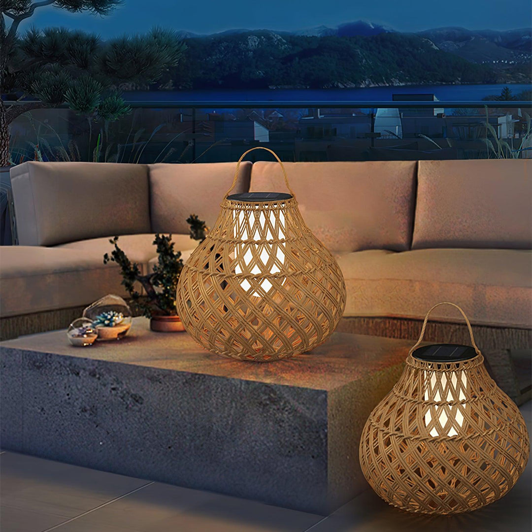 Woven Sphere Lantern Outdoor Lamp - Vakkerlight