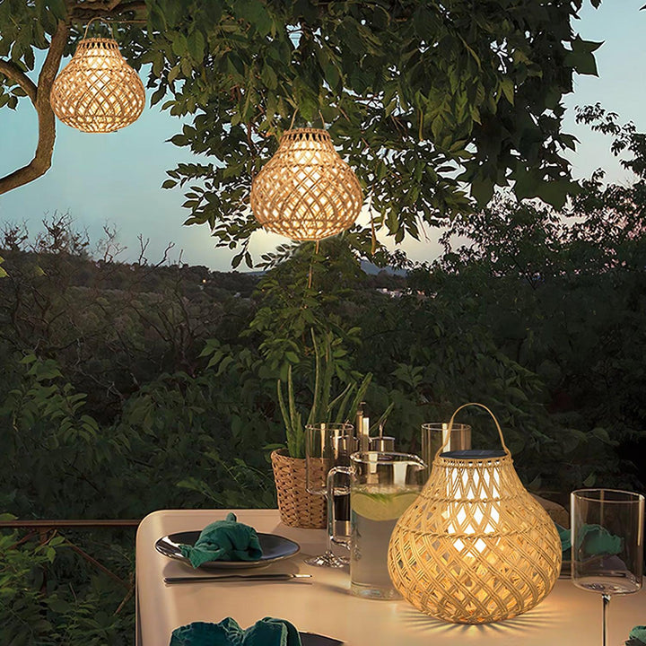 Woven Sphere Lantern Outdoor Lamp - Vakkerlight