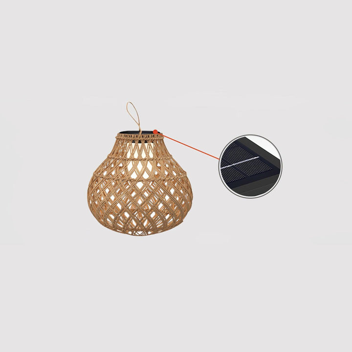 Woven Sphere Lantern Outdoor Lamp - Vakkerlight