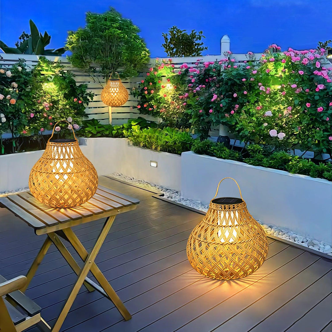 Woven Sphere Lantern Outdoor Lamp - Vakkerlight