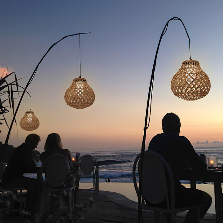 Woven Sphere Lantern Outdoor Lamp - Vakkerlight