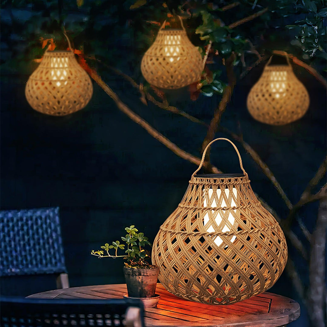 Woven Sphere Lantern Outdoor Lamp - Vakkerlight