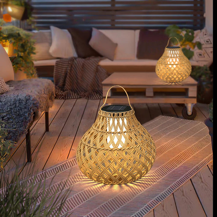 Woven Sphere Lantern Outdoor Lamp - Vakkerlight