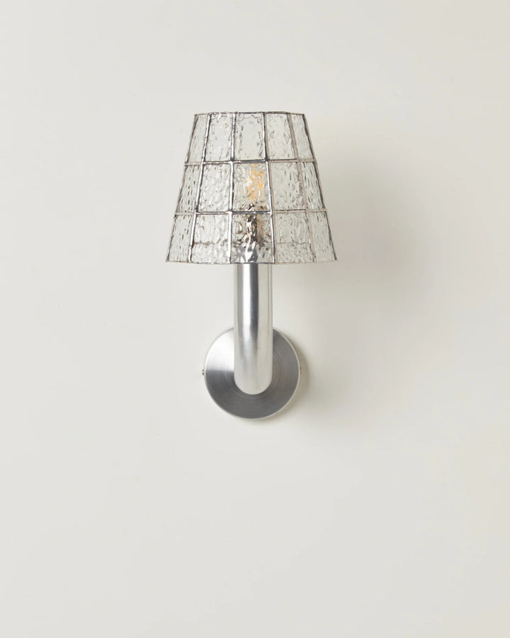 Wren Faceted Glass Wall Sconce