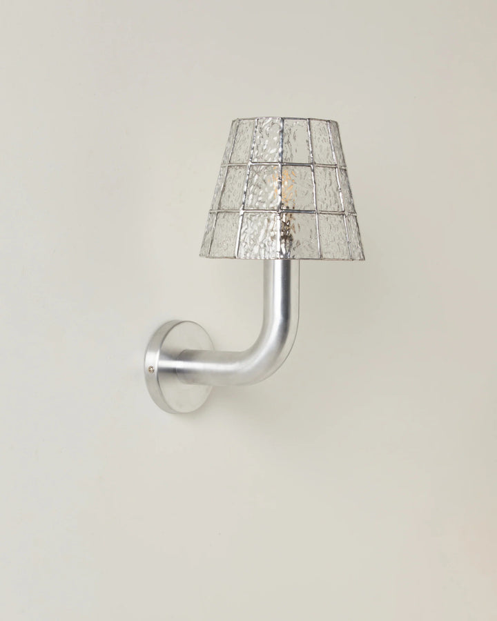 Wren Faceted Glass Wall Sconce