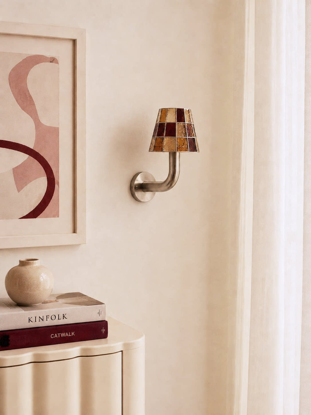 Wren Faceted Glass Wall Sconce