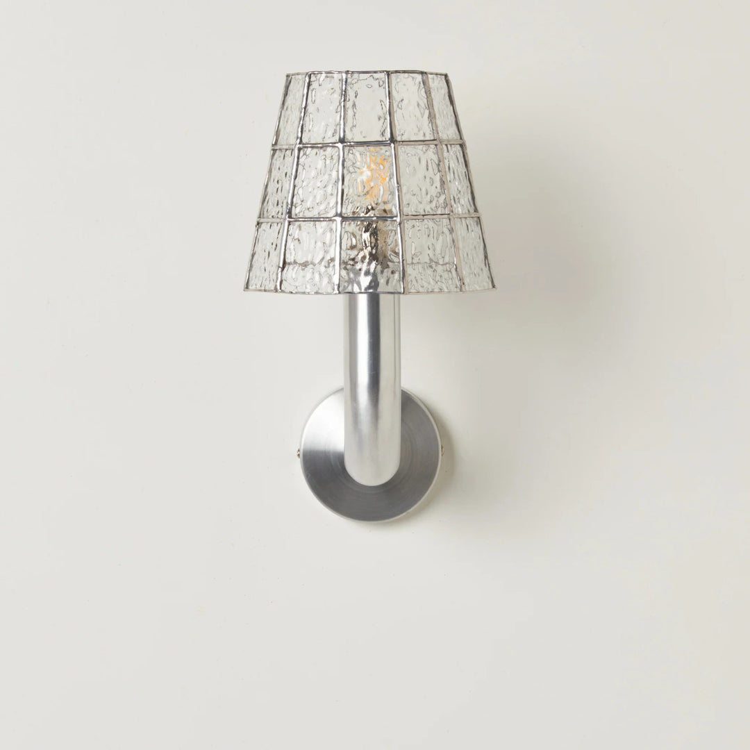 Wren Faceted Glass Wall Sconce