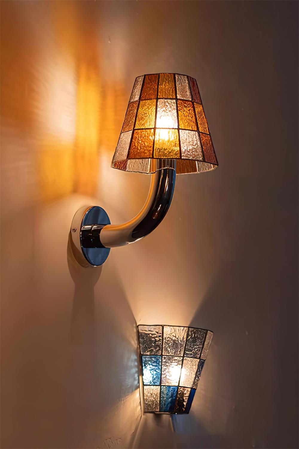 Wren Faceted Glass Wall Sconce