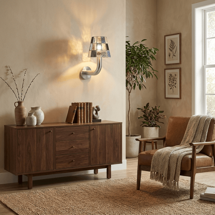 Wren Faceted Glass Wall Sconce - Vakkerlight