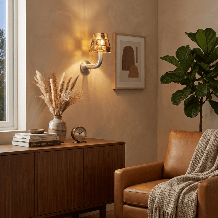 Wren Faceted Glass Wall Sconce - Vakkerlight